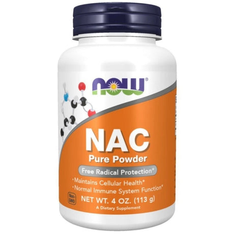 Now Foods NAC N-Acetyl-L-Cysteine 600 mg Powder - 113 g