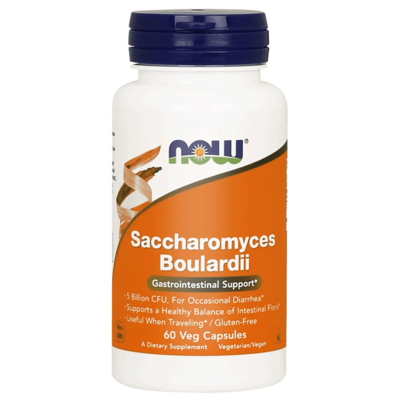 Now Foods Saccharomyces Boulardii - 60 Veg Capsules