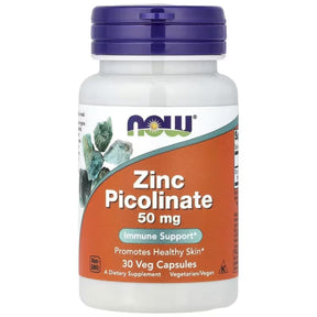 NOW Foods Zinc Picolinate 50 mg - 30 Capsules