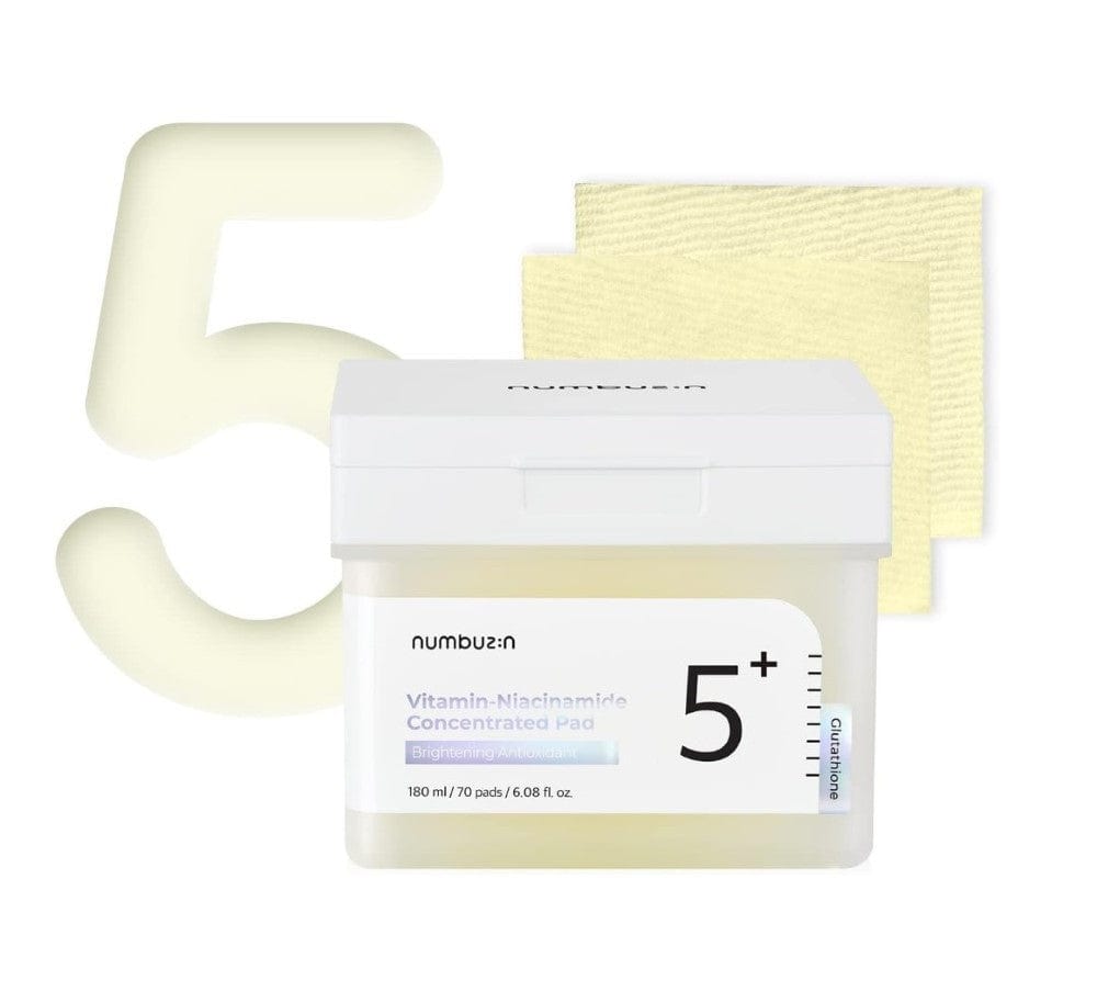 Numbuzin No.5+ Brightening Pads with Vitamins and Niacinamide - 70 pieces