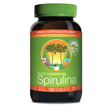 Nutrex Hawaii Hawaiian Spirulina 1000 mg - 180 Tablets