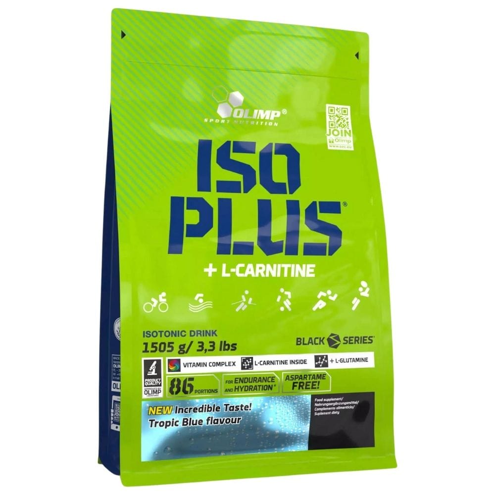 Olimp Iso Plus Isotonic with L- Carnitine Powder, Tropical - 1505 g