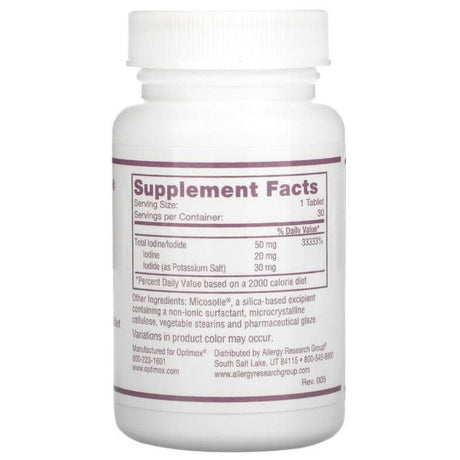 Optimox Iodoral 50 mg - 30 Tablets