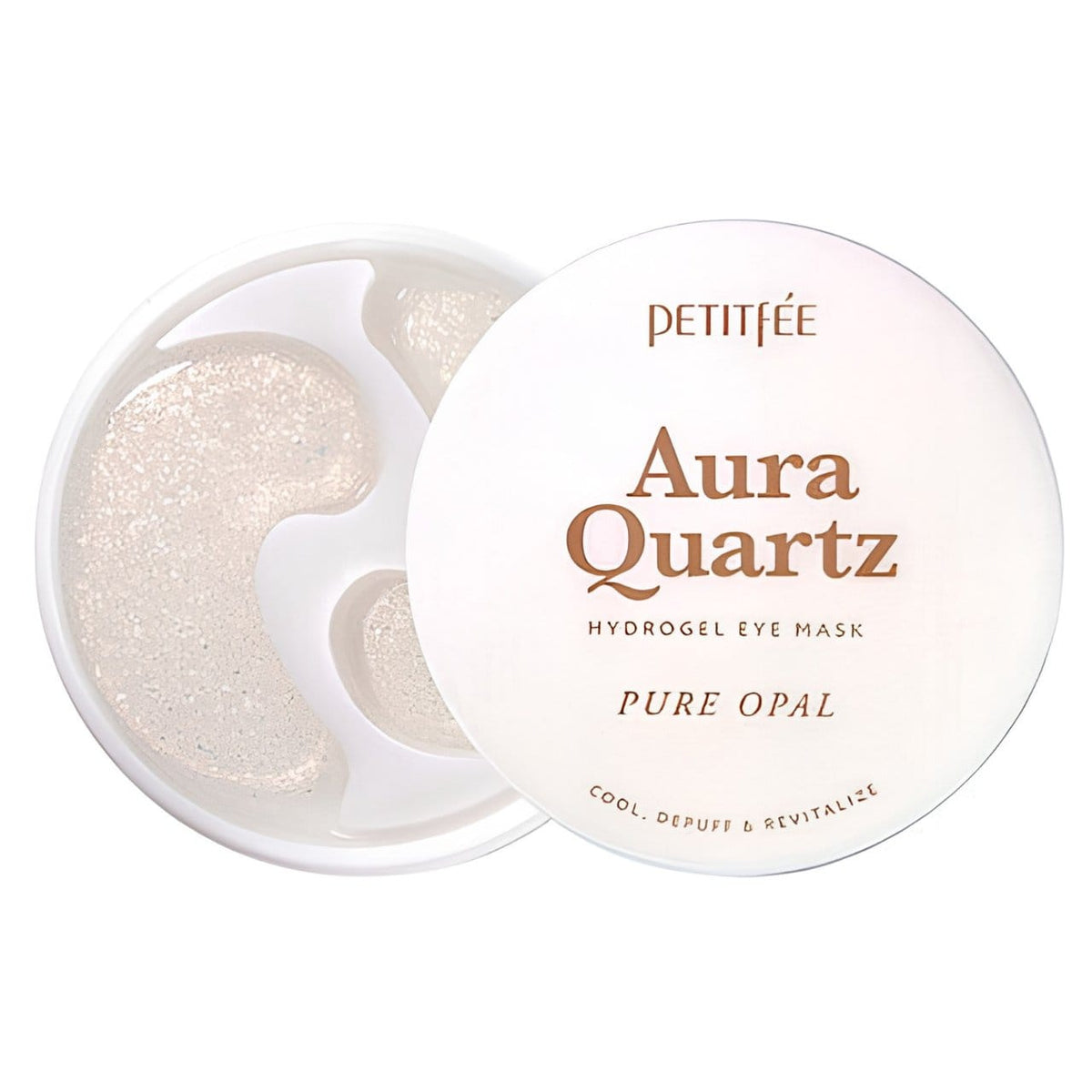 Petitfee Aura Quartz Hydrogel Eye Mask Pure Opal - 60 pieces