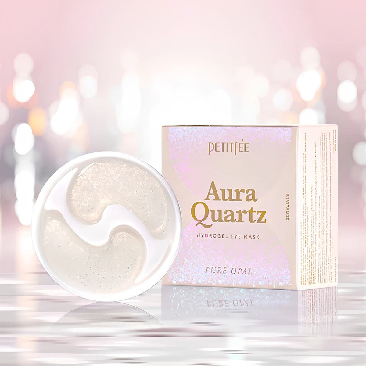 Petitfee Aura Quartz Hydrogel Eye Mask Pure Opal - 60 pieces