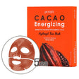 Petitfee Cacao Energising Hydrogel Mask with Cocoa Extract - 5 Pieces