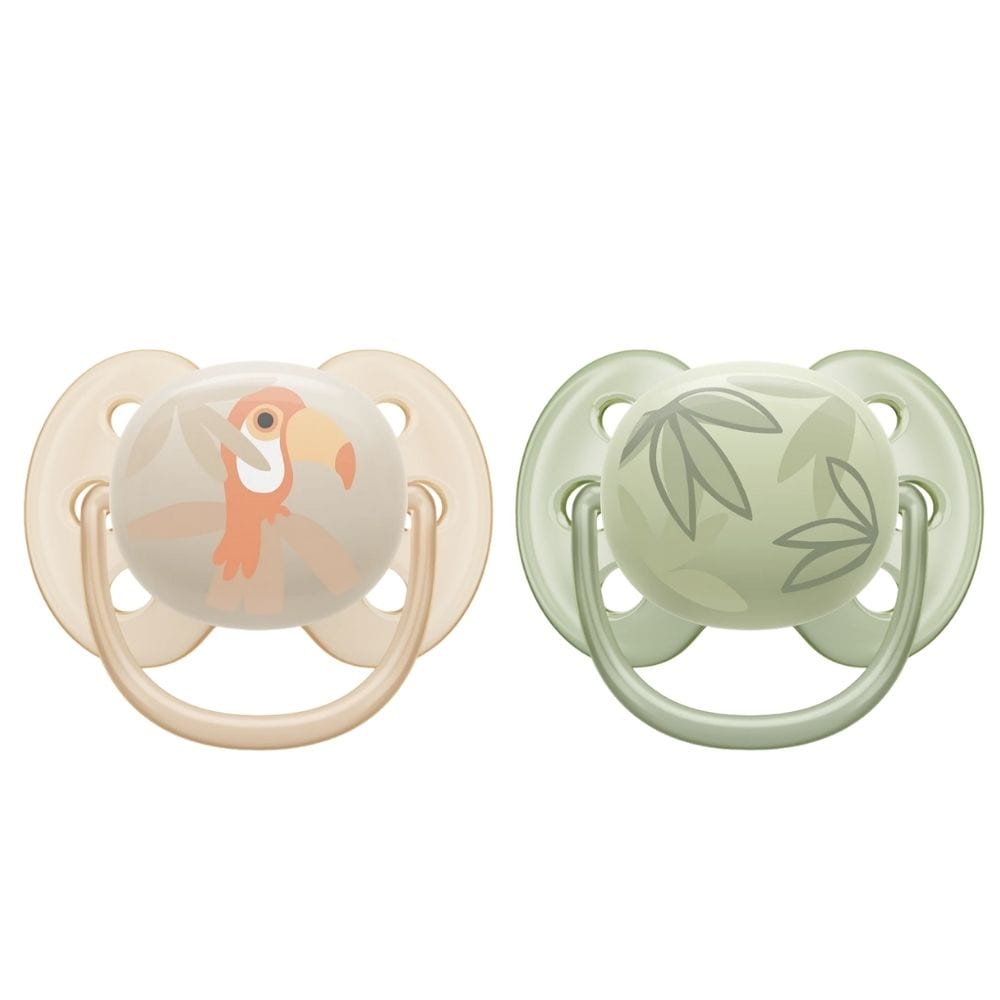 Philips Avent Ultra Soft Pacifier, 0-6 Months, Boy - 2 Pieces
