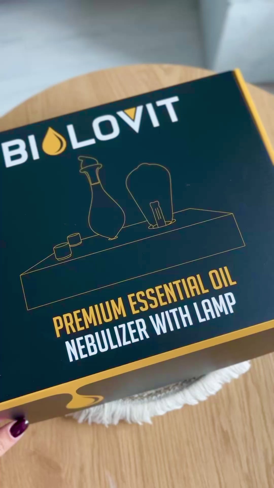 Bilovit etherische olie verstuiver met bol