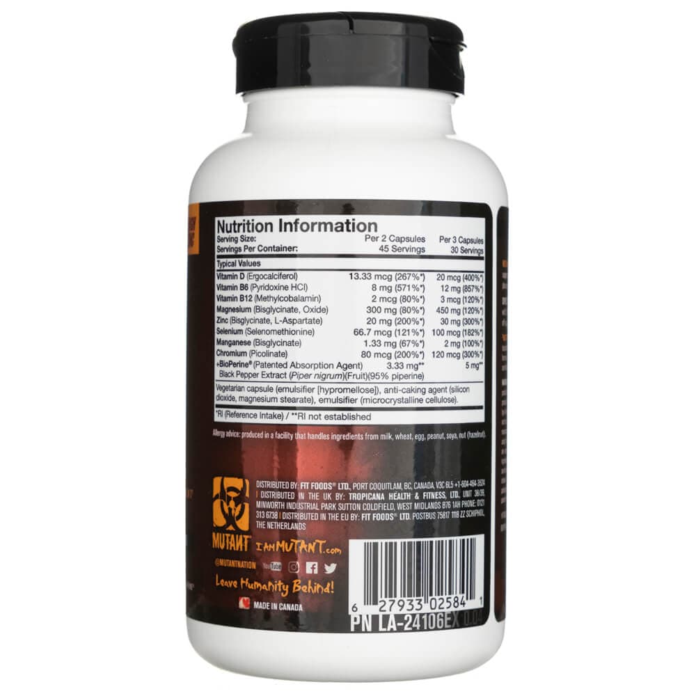 PVL Mutant Core Series ZM8+ - 90 Capsules