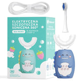 Simed Sonic Toothbrush 360 for Children U-shape 2 in 1 - Blue