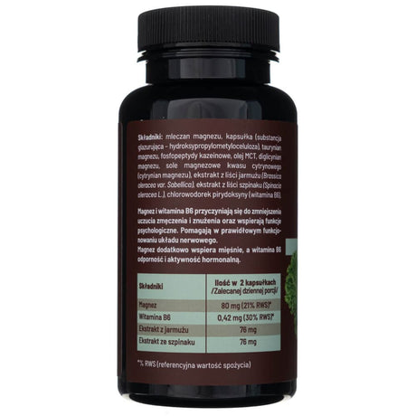 Skoczylas Magnesium 4 Forms (Spinach, Kale) - 60 Capsules