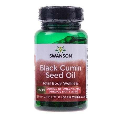 Swanson EFAs Black Cumin Seed Oil 500 mg - 60 Capsules