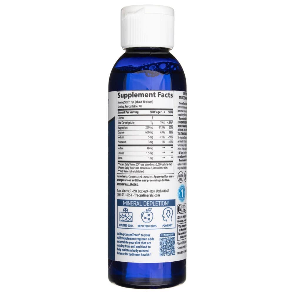 Trace Minerals Research ConcenTrace® Mineral Drops - 118 ml