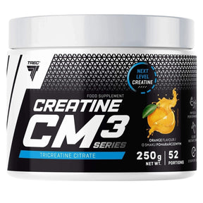 Trec Nutrition Creatine CM3, Creatine Citrate Powder, Orange - 250 g