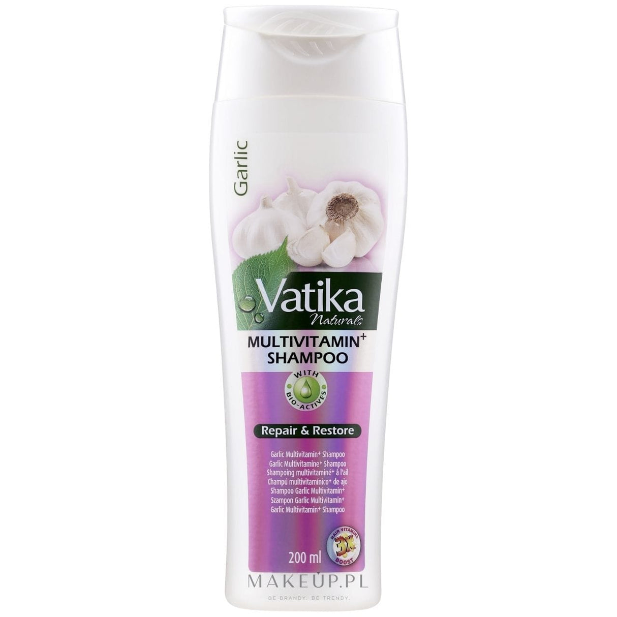 Vatika Naturals Garlic Regenerating Shampoo with Garlic Extract - 400 ml