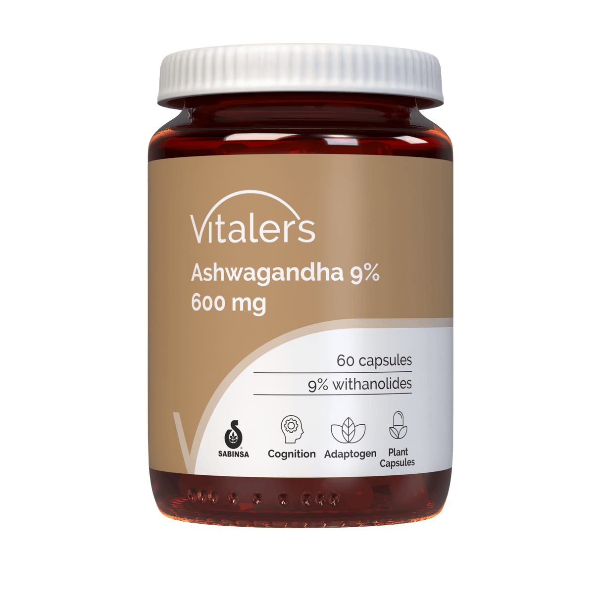 Vitaler's Ashwagandha 9% 600 mg - 60 Capsules