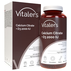 Vitaler's Calcium 120 mg + Vitamin D3 - 120 Capsules
