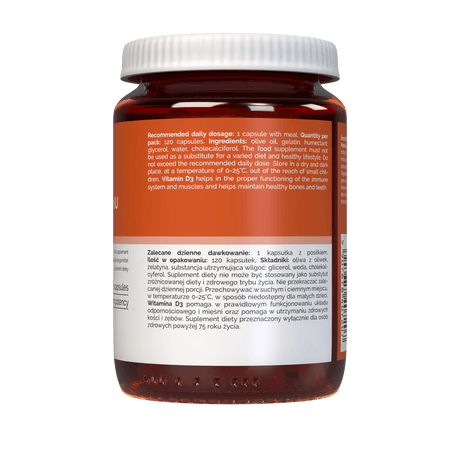 Vitaler's Vitamin D3 4000 IU - 120 Softgels