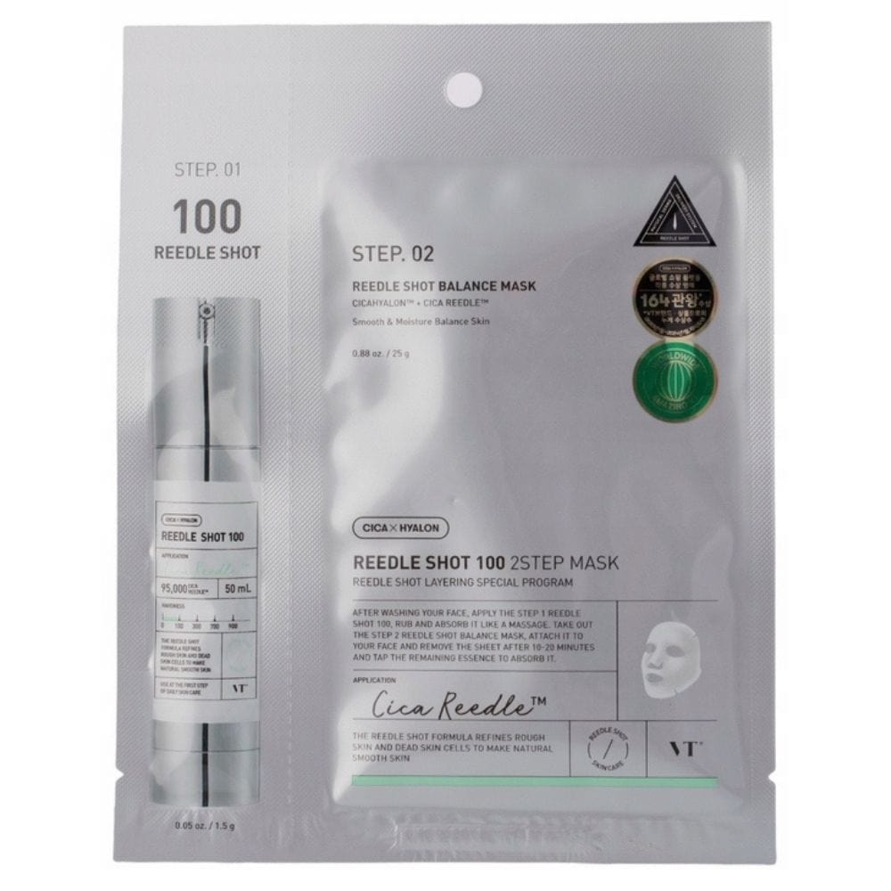 VT Cosmetics Reedle Shot 100 2-Step Firming Mask - 1.5 g + 25 g