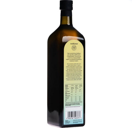 Wellbear Mustard Oil Cold Pressed - 1000 ml