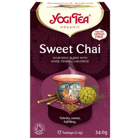 Yogi Tea Sweet Chai Spicy Tea with Aniseed - 17 Sachets