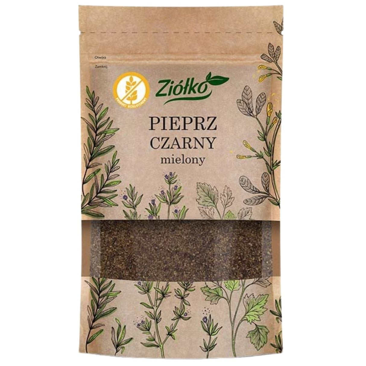 Ziółko Black Pepper, Minced - 60 g