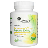 Aliness Bromelain 500 mg, Papain 200 mg - 100 Veg Capsules