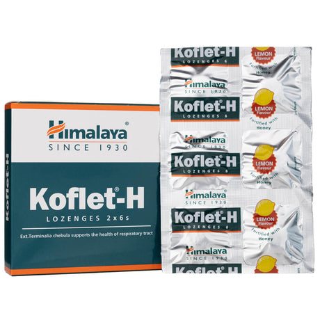 Himalaya Koflet-H Lemon - 12 Lozenges