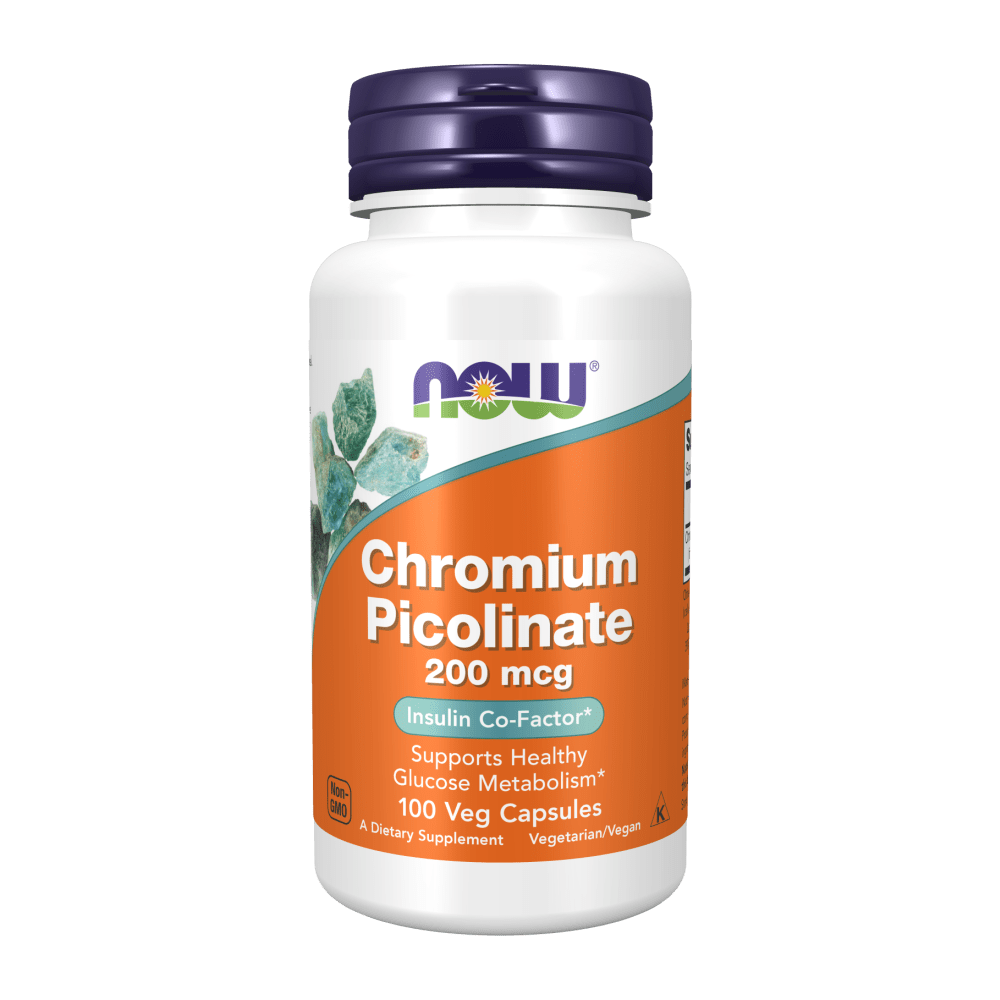 Now Foods Chromium Picolinate 200 mcg - 100 Veg Capsules