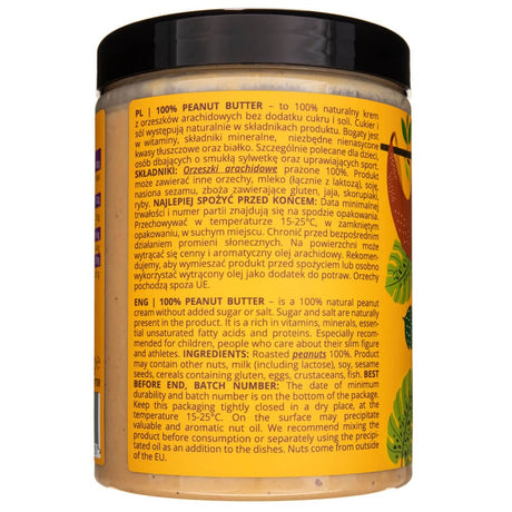 Ostrovit Peanut Butter 100% Crunchy - 1000 g