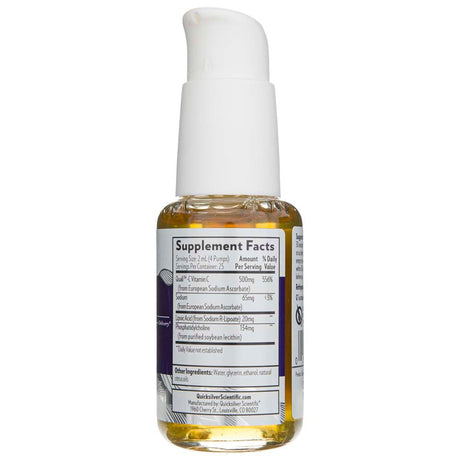 Quicksilver Liposomal Vitamin C with R-Lipoic Acid  - 50 ml