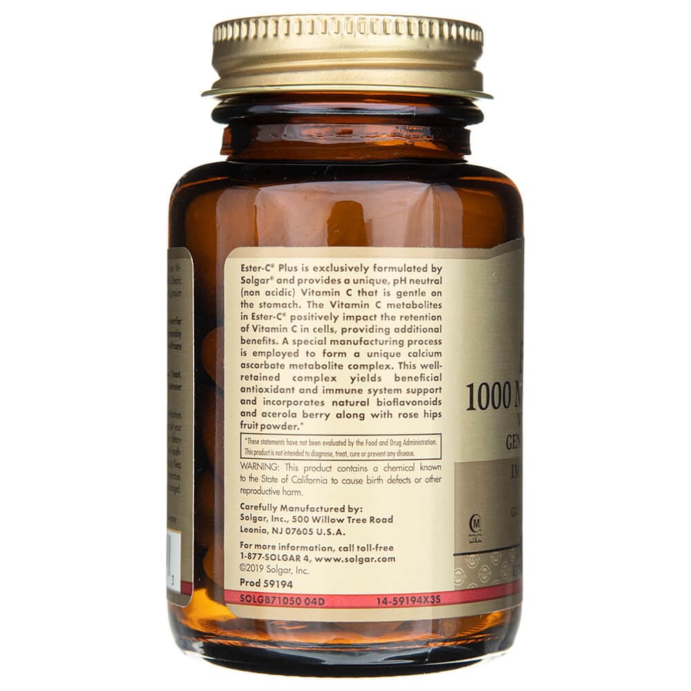 Solgar Ester-C plus Vitamin C 1000 mg - 30 Tablets