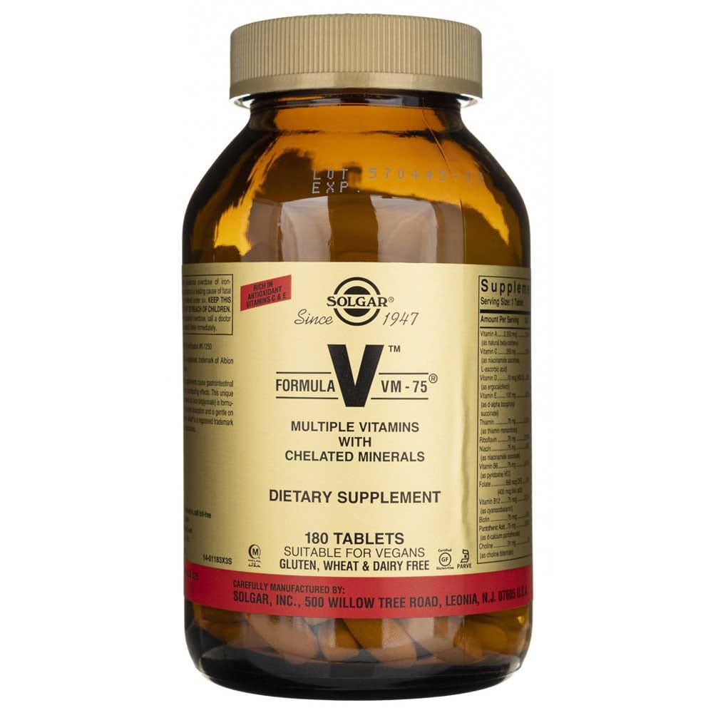 Solgar Formula VM-75 - 180 Tablets