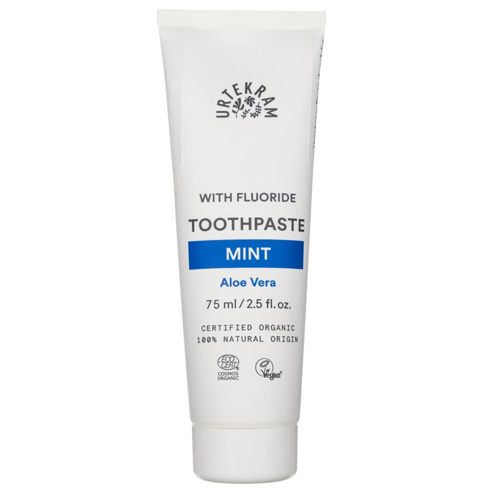 Urtekram Toothpaste with Mint and Aloe Vera - 75 ml