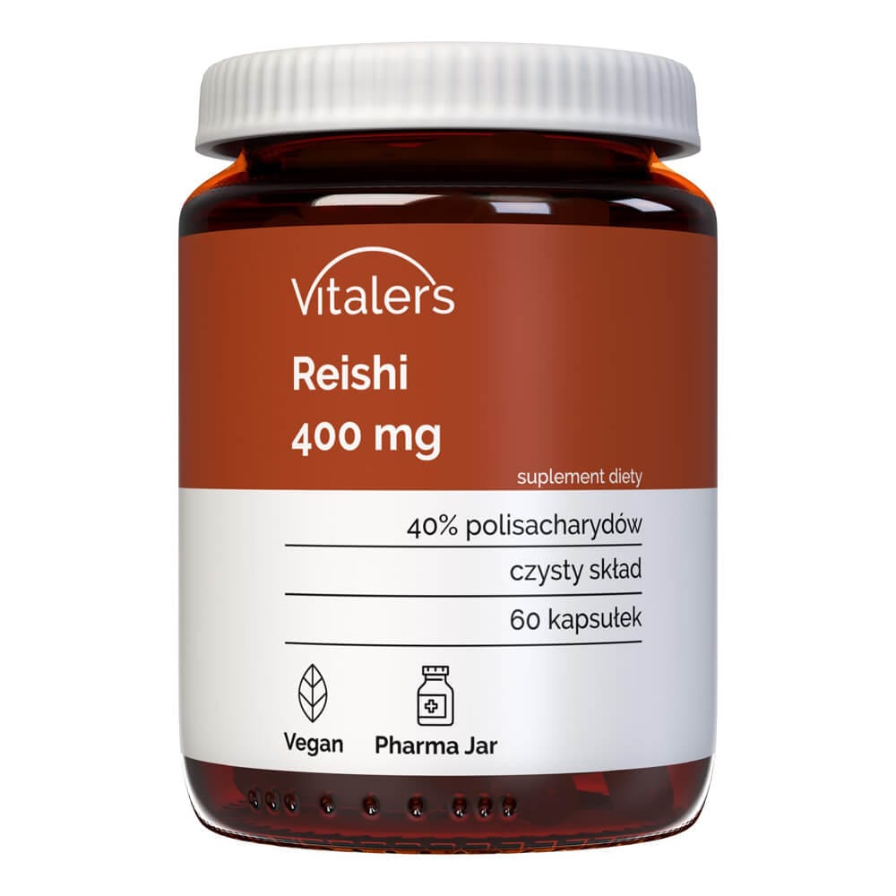Vitaler's Reishi (Ganoderma lucidum) 400 mg - 60 Capsules